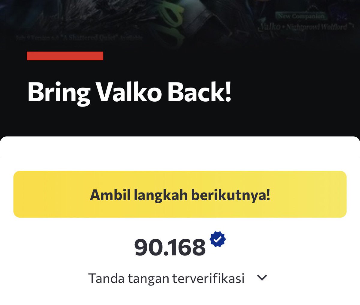 galakk's tweet photo. AWOOMFS DONT FORGET TO SIGN THE PETITION ON CHANGE DOT ORG!

https://t.co/ZKFDgtmvsQ

LETS GET IT TO 100k AND MORE!!!

#BringBackValko #BringValkoBack #JusticeForValko #WeWantValko #GiveUsValko #SaveValko #Valko https://t.co/qbf06skAcQ