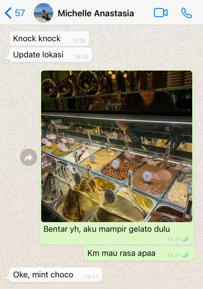 richipmunks's tweet photo. isi chat orang pacaran 8 tahun yg tajir melintir dan lovlangnya bukan Word of Affirmation, tapi Money of Affirmation 💸(pt2)

     a winrina / jiminjeong three tweet au https://t.co/4Ja411zNlk