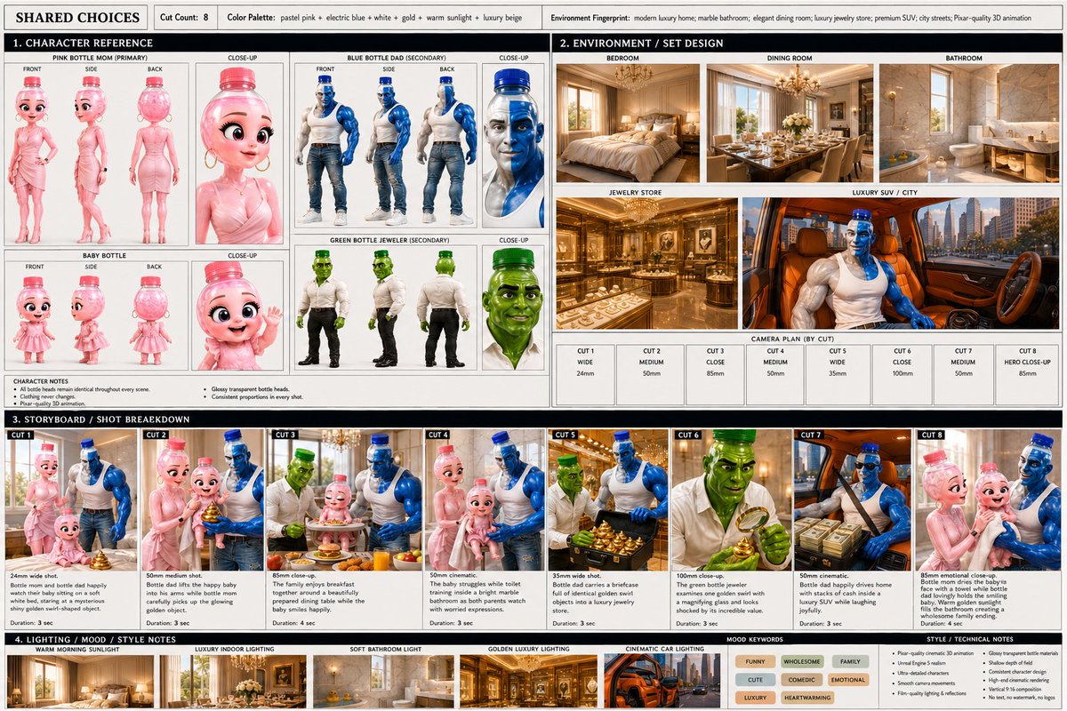 Startuplexa's tweet photo. POV: Your "what if..." idea becomes a viral AI movie. 😂✨
Bottle families, crazy adventures, cinematic storytelling—all from one prompt.
👇 Create yours here:
🔗 https://t.co/1P2XyMclRI https://t.co/WJWMEfm0UQ