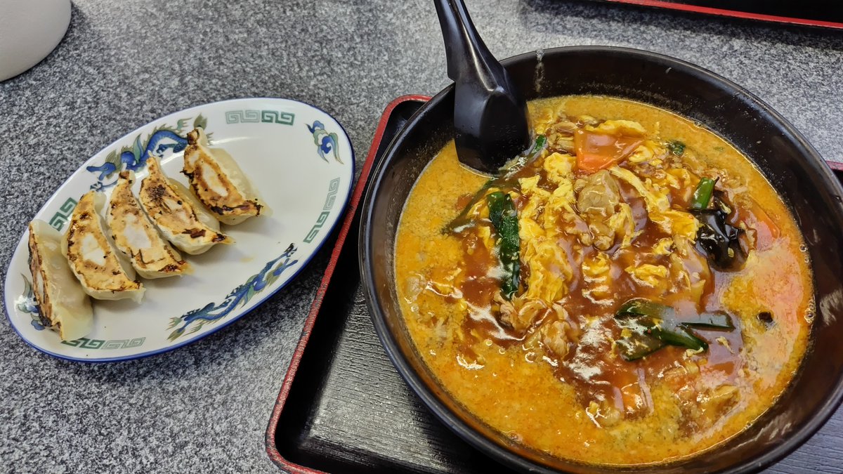 m_light6455's tweet photo. 新潟市中央区「満里女池店」
・酸辣坦々麺 1100円
・肉餃子 500円

女池ICにリニューアルおぺんしたKーズデンキへ行く途中、腹減ったんで久しぶりの入店。

相変わらずめちゃくちゃ美味しかったです！やはり満里しか勝たん︎︎👍
ごちそうさまでした！ https://t.co/EIrln6YCp1