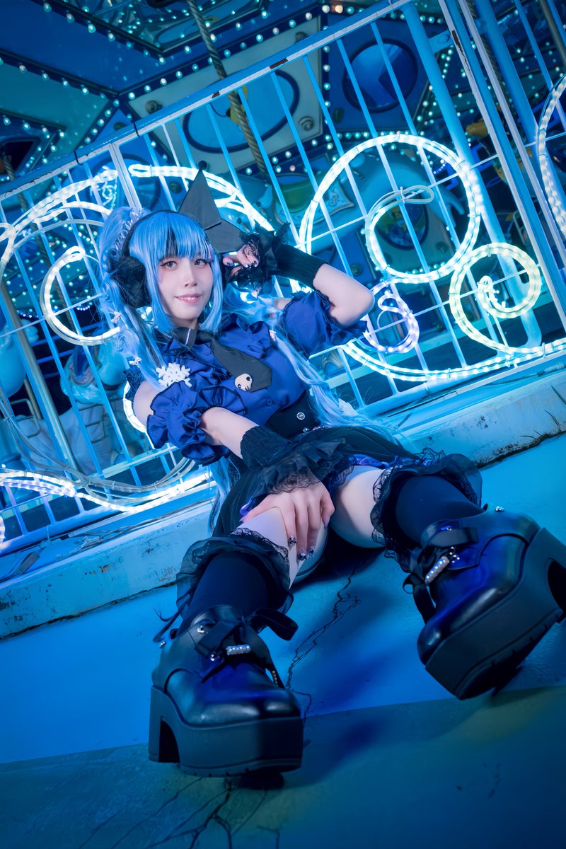 02serious02's tweet photo. ⚠Cosplay
              初音ミク×クロミ

  photo:@Yuki_3D_Pic_Mov 
#初音ミクコスプレ #コスプレ #Cosplay https://t.co/NY6lnA4eMo