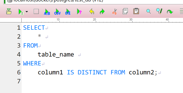 m_matsubara's tweet photo. 昨日初めて SQL の `IS DISTINCT FROM`(`IS NOT DISTINCT FROM`) という演算子を知りました。NULLを一つの値として比較(区別できるか)する演算子ですね。SQL:2003 で標準化された演算子のようですが、まだ対応していないRDBMSもあるようですね。
A5:SQL Mk-2では、SQL整形の機能と、構文入力支援の機能が FROM 句として扱ってしまう問題があるので、修正します。
デザイナ機能も対応できていないですが、古いライブラリを使っているので、こちらは対応できないかと思います。