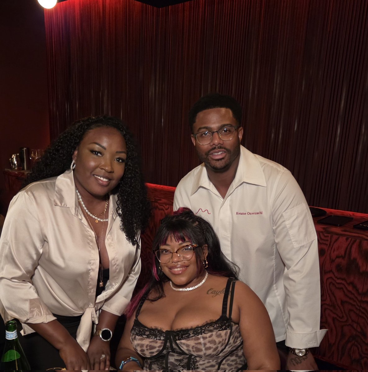 mike_jacksonBAD's tweet photo. Chef Kwame at Maroon. What a wonderful night and the food was insane. https://t.co/x07WA5HylP