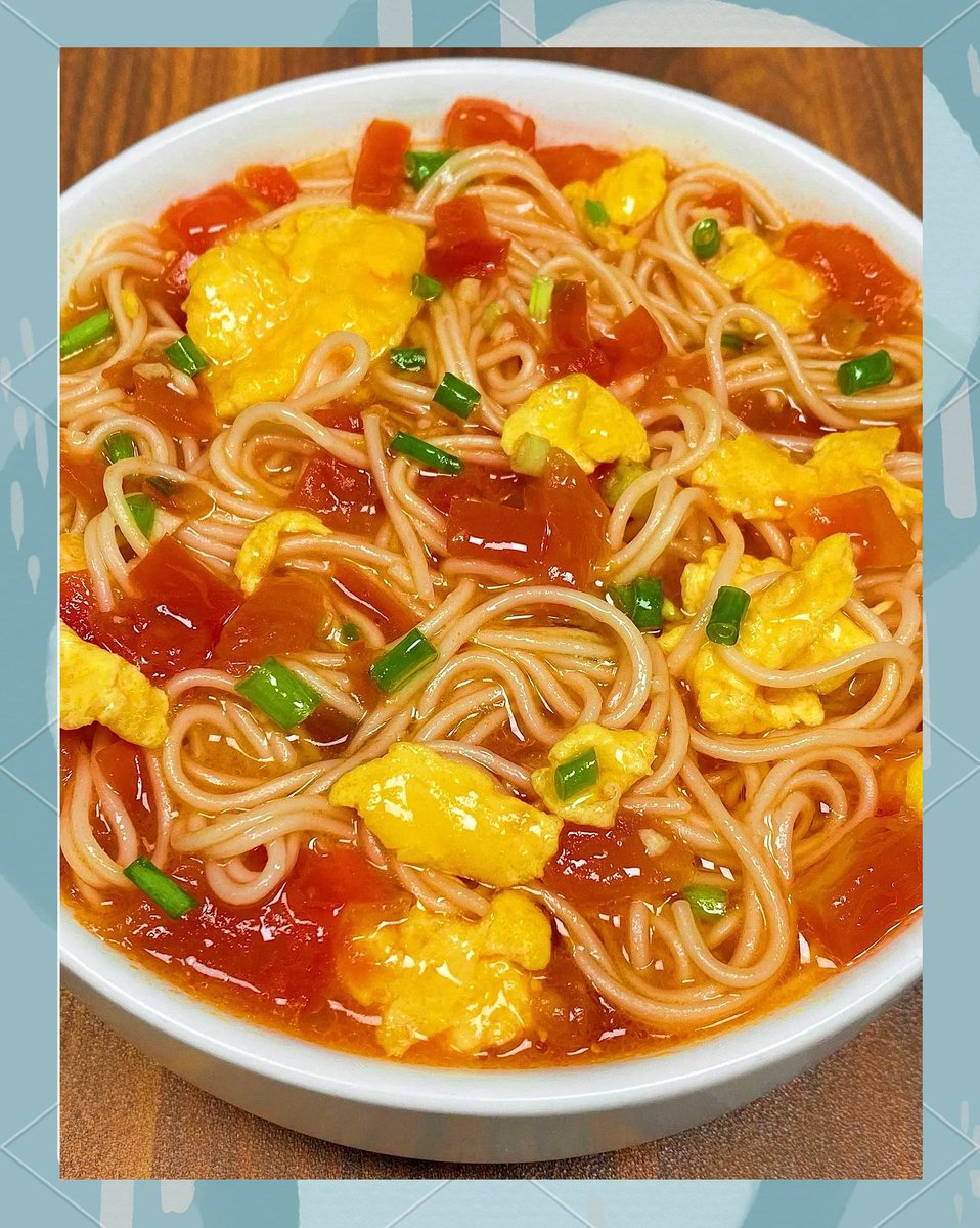 izzhoagie's tweet photo. Today’s cozy lunch: homemade tomato egg noodles, warm and satisfying on a rainy day https://t.co/uS9zH1Of1X