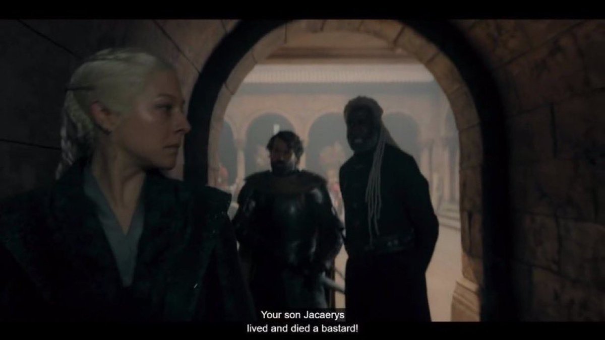 Katta_Offl's tweet photo. “Jacaerys lived and died as a bastard”

He actually died defending the Velaryon fleet for Corlys’s own house. https://t.co/zelf1mADwA