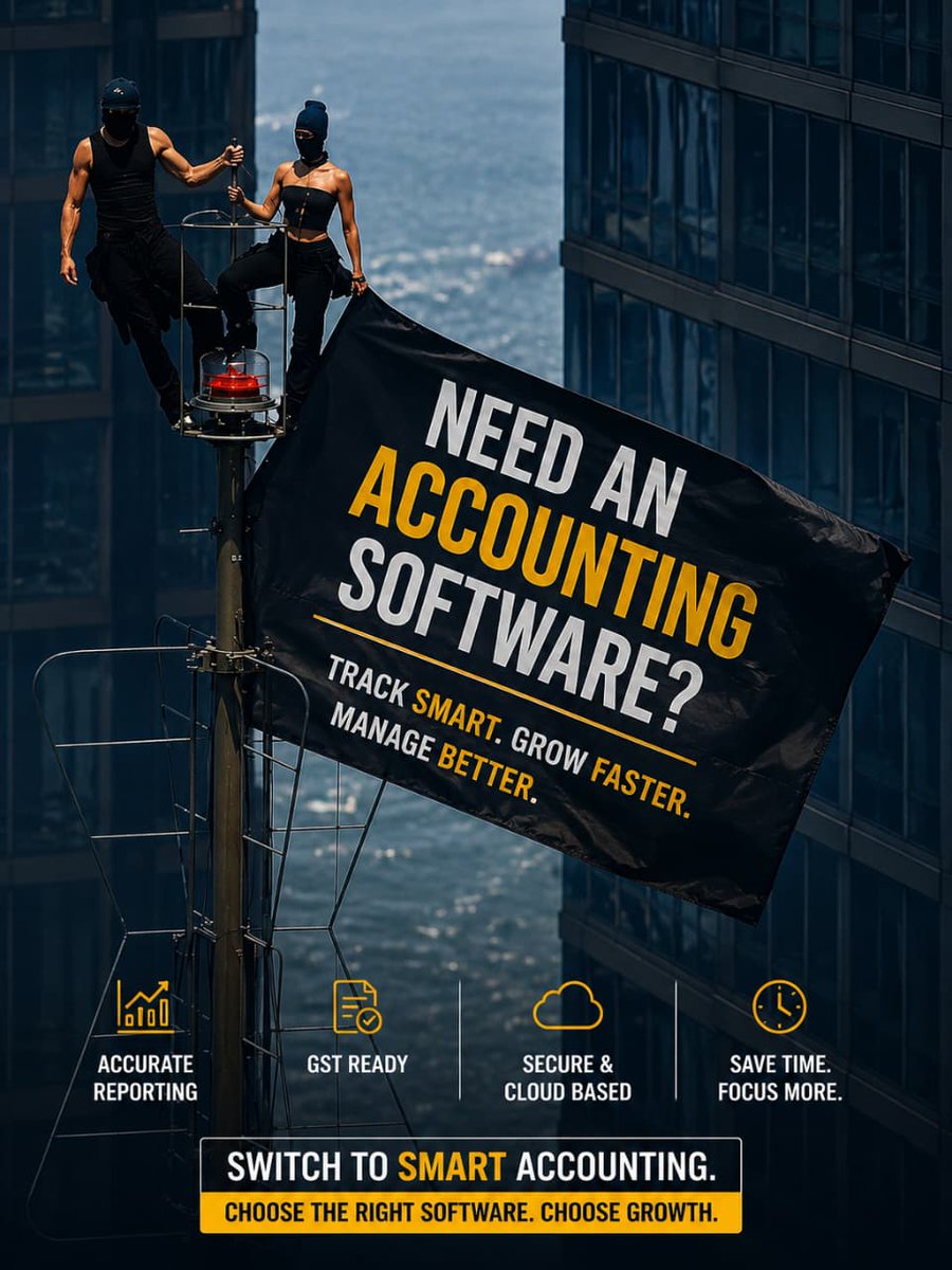 SuryaInfot33933's tweet photo. Take Control of Your Business with TallyPrime.
Smarter Accounting. Faster Decisions. Better Growth.
.
.
.
.
#SuryaInfotech #SuryaTally #TallyPrime #BusinessGrowth #AccountingSoftware #SmartAccounting #GSTReady #InventoryManagement https://t.co/Y35oYOovsz