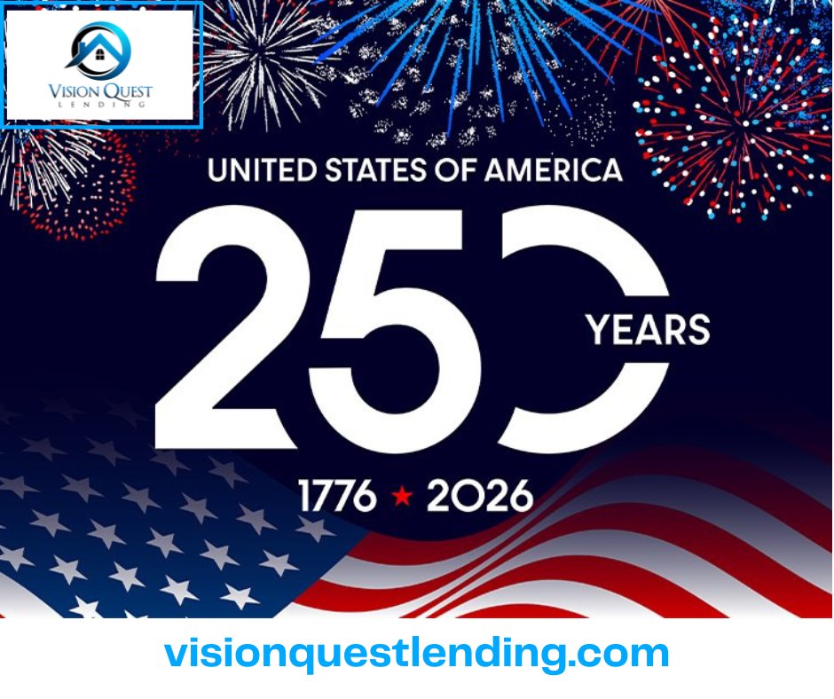 visionquestlend's tweet photo. 🇺🇸Happy Independence Day!🇺🇸
As we celebrate America's 250th birthday, everyone at Vision Quest Lending wants to thank our amazing clients and referral partners for your trust and support. Wishing you and your family a safe, happy, and memorable Independence Day!❤️🤍💙
#Happy4th https://t.co/R9gtTHZy6C