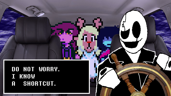 HuneeBruh's tweet photo. Gaster Uber is so funny to me https://t.co/509lWgzhdj