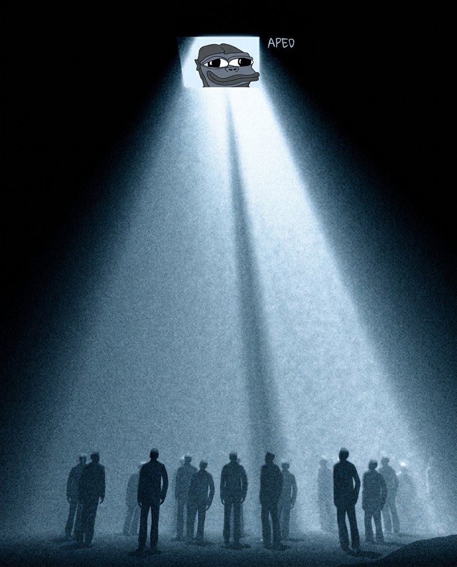 OfficialAped's tweet photo. @crypCE0 $APED will enlighten everyone https://t.co/22Kety6jJC