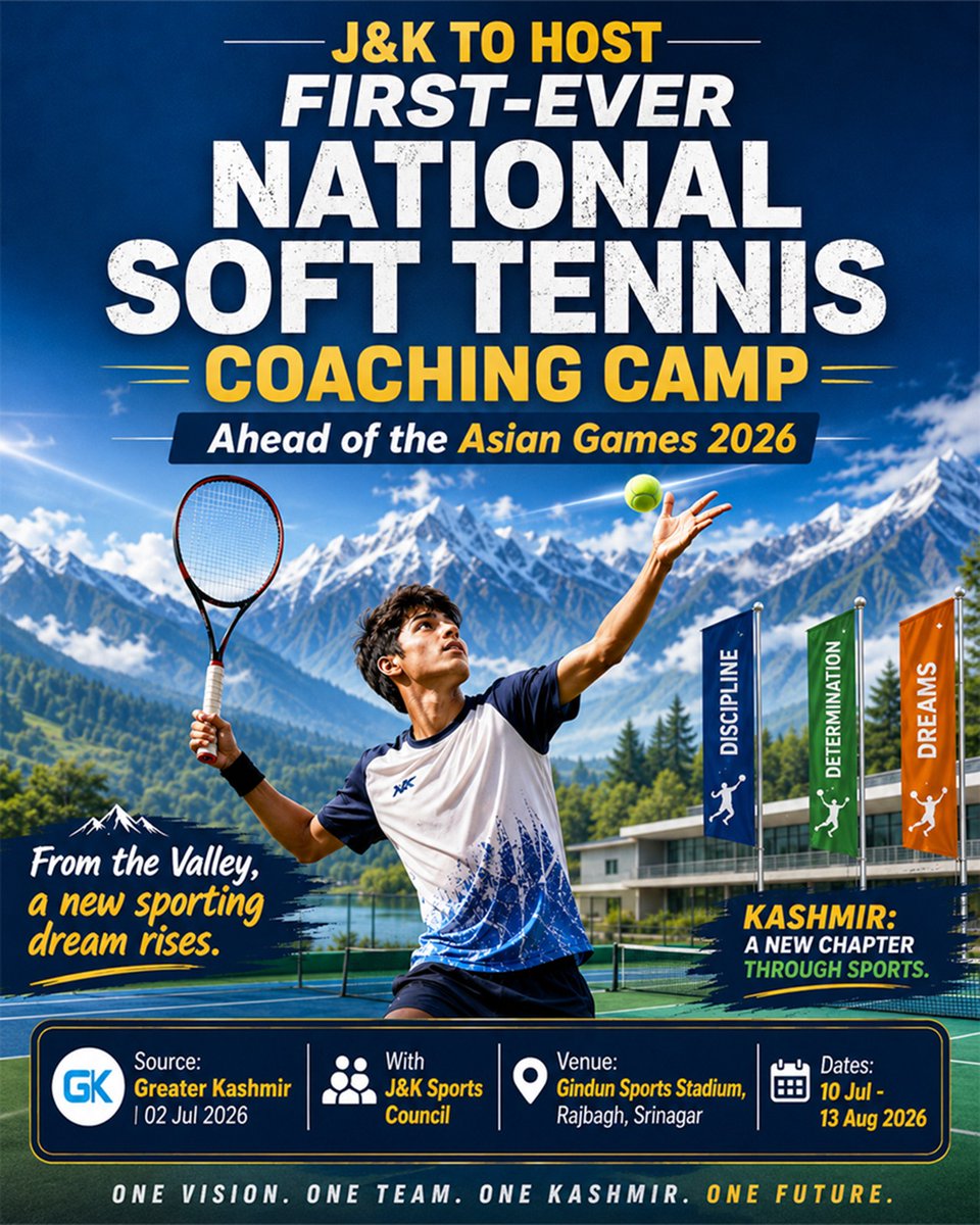 ParvarRuuh's tweet photo. #Kashmir
#Tennis
#youth
#AsianGames https://t.co/Y5oAKGfWCR