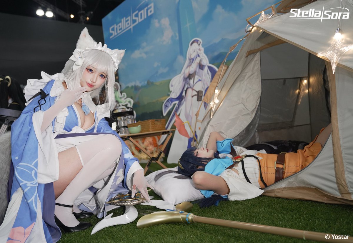 StellaSoraEN's tweet photo. Dear Tyrant,

Here are a few snapshots from today in the Stella Sora Area.
There are still two days left, and we hope to see more of you joining us soon!

#StellaSora #Yostar #AX2026 https://t.co/oDRKWf07T7