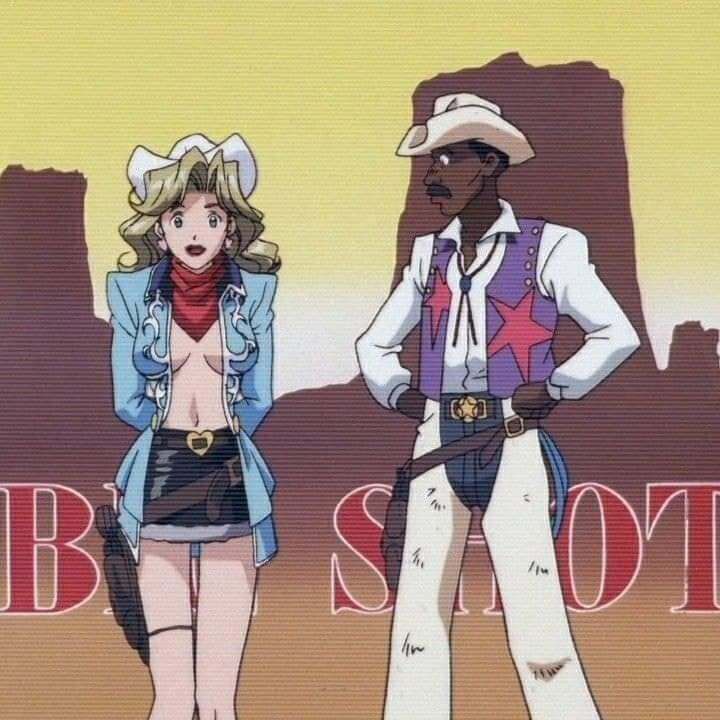 90sPiictures's tweet photo. A look back at the galaxy's favorite television hosts in Cowboy Bebop https://t.co/iubAzwBjSO