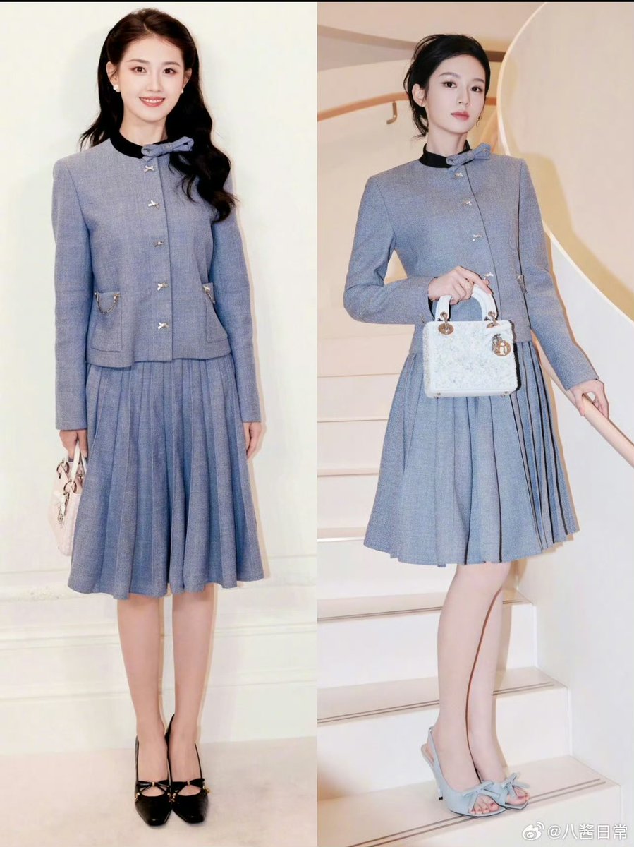 oolongdispatch's tweet photo. 🍉 Short drama actress #GuoYuxin throws shade at #Zhouye based on alleged leaked voice recording. 

The two has previously been spotted wearing similar outfits which bought attention to both and in the voice recording Guo allegedly says
‘还不一定呢谁蹭谁呢‘ - ‘I wonder who is using who for clout/attention farming’