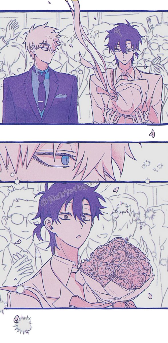 YONAYONAGROW's tweet photo. ヒカトキ　徐姗姗のブーケトス💐(1/2) https://t.co/v5mzrnSapk