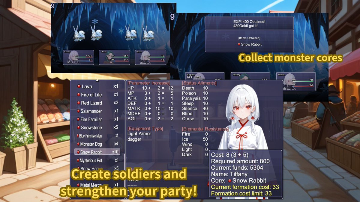 hinnrikikaidenn's tweet photo. #ScreenshotSaturday #itchio
Just released my hack & slash RPG "DollsViolence" on https://t.co/a7yRkej0My... but it's still under review! Classic newbie struggle.
If you have a moment, I'd appreciate it if you check it out🥹
Link in the quote post. https://t.co/g1Be2Cepda