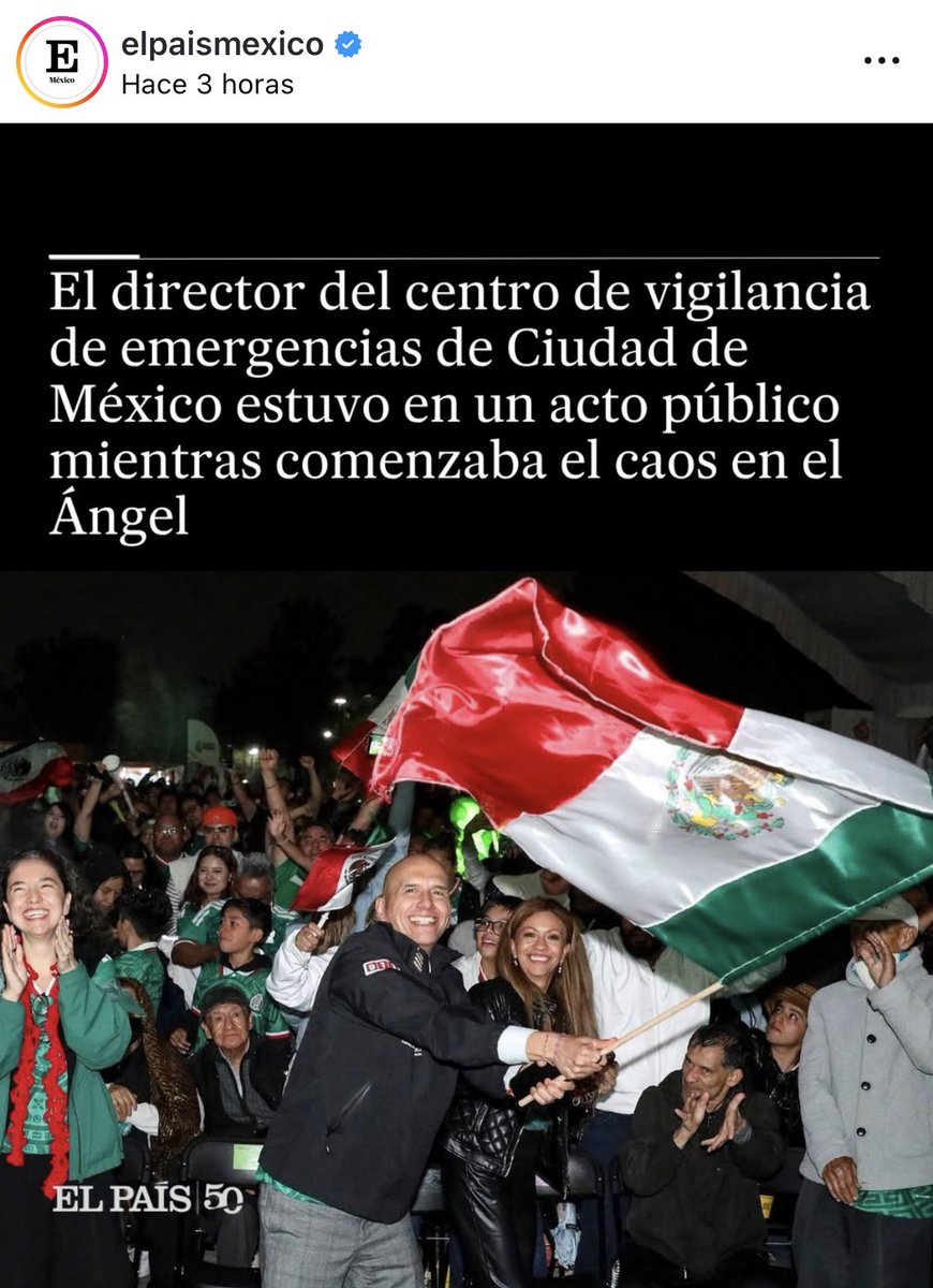 AlanAdameMX's tweet photo. 🔴|| El responsable del C5 en el Gobierno de @ClaraBrugadaM…

🤦🏻‍♂️ Andaba en la fiesta mientras morían personas aplastadas en el Ángel 

❌ Este gobierno es el peor en la historia. https://t.co/sSX2I30zip