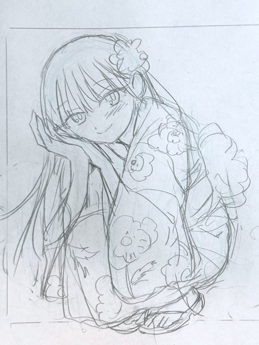 夏浴衣の杏奈ちゃん🥰✨✨✨ 浴衣👘って直線裁断の仕立てだから、立体