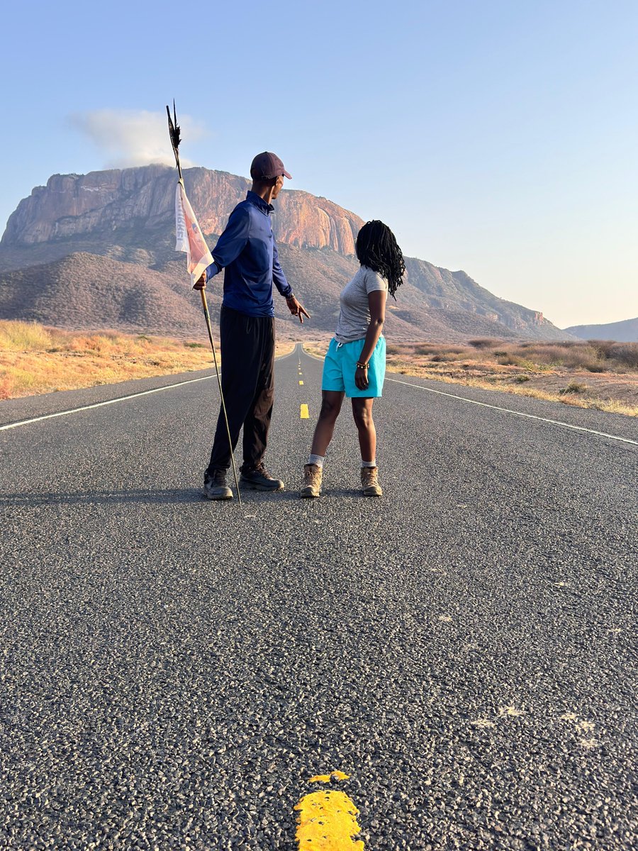 KiptooMirmet's tweet photo. A scouting trip to the majestic North revealed the breathtaking grandeur of Mount Ololokwe. The towering, sacred monolith completely stole our hearts, promising an unforgettable adventure for the entire team.
#Sabache
#Samburu https://t.co/7BCockHNqL
