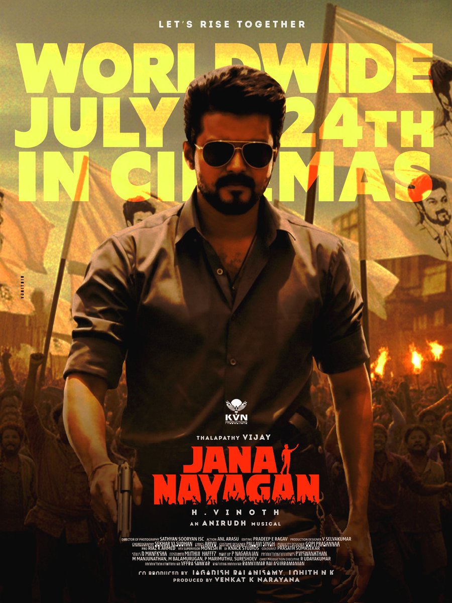 Vjnithin67's tweet photo. Brightness Pleaseee 😁🧨 

Simple Poster For #JanaNayagan Afterrrr longtime⚡❤️

WorldWide July 24th In Cinemas💥

@actorvijay @KvnProductions @m_gajan @kingofkwood @KVFC_Official @TST_Offcl @PrakazVijay_Of @VijayFansUpdate @VijayFansTrends #ThalapathyVijay #JanaNayagan https://t.co/0MvIw9lHo9