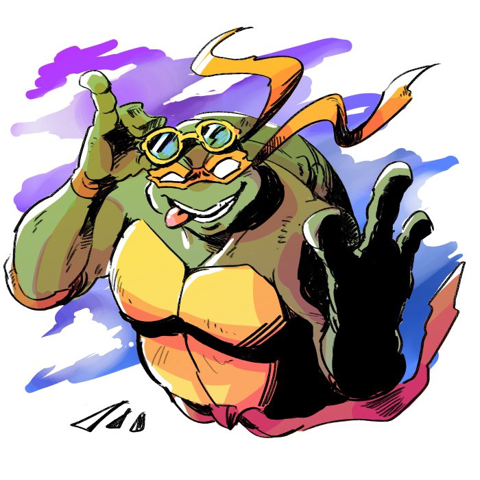 shedgeaib's tweet photo. TMNTもすこです🐢（過去絵たち） https://t.co/1yKkVQ8cxE