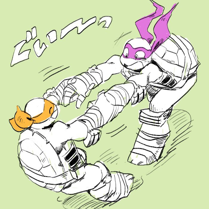 shedgeaib's tweet photo. TMNTもすこです🐢（過去絵たち） https://t.co/1yKkVQ8cxE