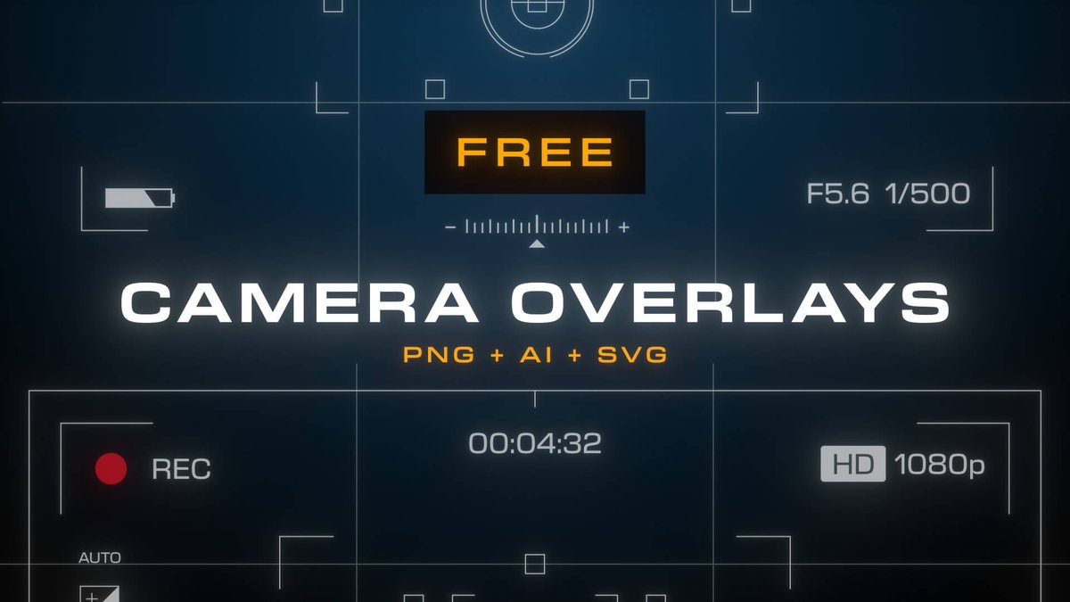 data_bu's tweet photo. 무료 이미지 소재 Camera Viewfinder Overlay Pack
https://t.co/s3maFdz5p7

카메라 뷰파인더 프레임 소재입니다!
DSLR, 캠코더, 투명화 된 이미지 파일, AI 벡터 파일, 화면 개별 소스까지 들어있어요!
여름 여행 간 자컾 사진찍어주기 가능!

상업적 이용 가능! https://t.co/5IpAVrD4QU