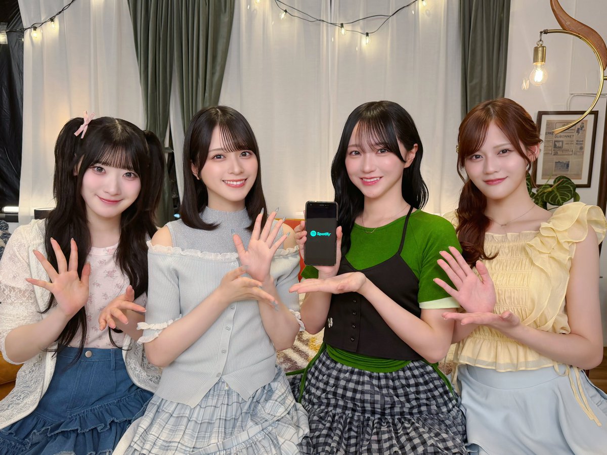 Equal_LOVE_12's tweet photo. 【お知らせ📺】

ただいま放送中の
「THE MUSIC DAY 2026」内で放送される
Spotify×「#THEMUSICDAY 2026」の
オリジナルCMに
齋藤樹愛羅、佐々木舞香、髙松瞳、野口衣織が出演いたします💓

18:00台、21:00台に放送予定です🎵
ぜひご覧ください✨

#TMD2026
#Spotify
#イコラブ
@musicday_ntv https://t.co/IQUHOpIWeU