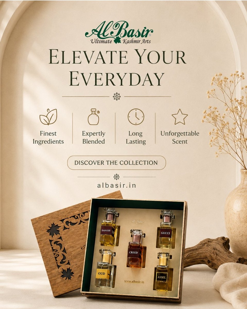 albasirindus's tweet photo. Luxury in every drop. ✨
Discover our premium attar combo featuring Danish, Creed, Gucci, Oud &amp; Assel.
🌿 Alcohol-Free | ⏳ Long-Lasting | 🎁 Perfect for Every Occasion
📩 DM to order.
https://t.co/4Ishppy4dq
WhatsApp Us:- +91 9463777888
 #LuxuryFragrance #LongLastingFragrance https://t.co/otTFatvDYN