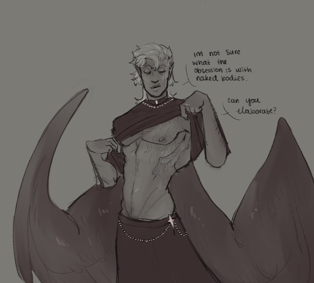 koahtoah's tweet photo. yahhhrrhhahaha father noooo that's so silllyyyyy 

POV: you have an aroace dnd npc but i mean he's also kind of cunty

#dnd #dndoc #dndnpc #man #mannipple #barechest #dndart #art #digitalart #nudity https://t.co/HEHdtJ5oS4