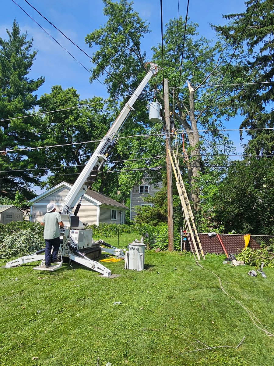 ComEd's tweet photo. Our crews continue restoring service following multiple rounds of severe storms that affected more than 250,000 customers across our service territory. Damage assessment and restoration efforts remain ongoing, and outage numbers may continue to change as additional impacts are identified. Thank you for your patience as we work to restore power safely and as quickly as possible.