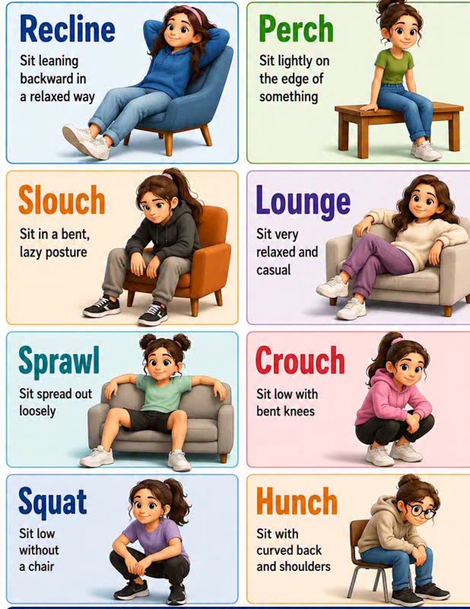 RealEvilEnglish's tweet photo. Ways to Sit https://t.co/dVWA86MzsI