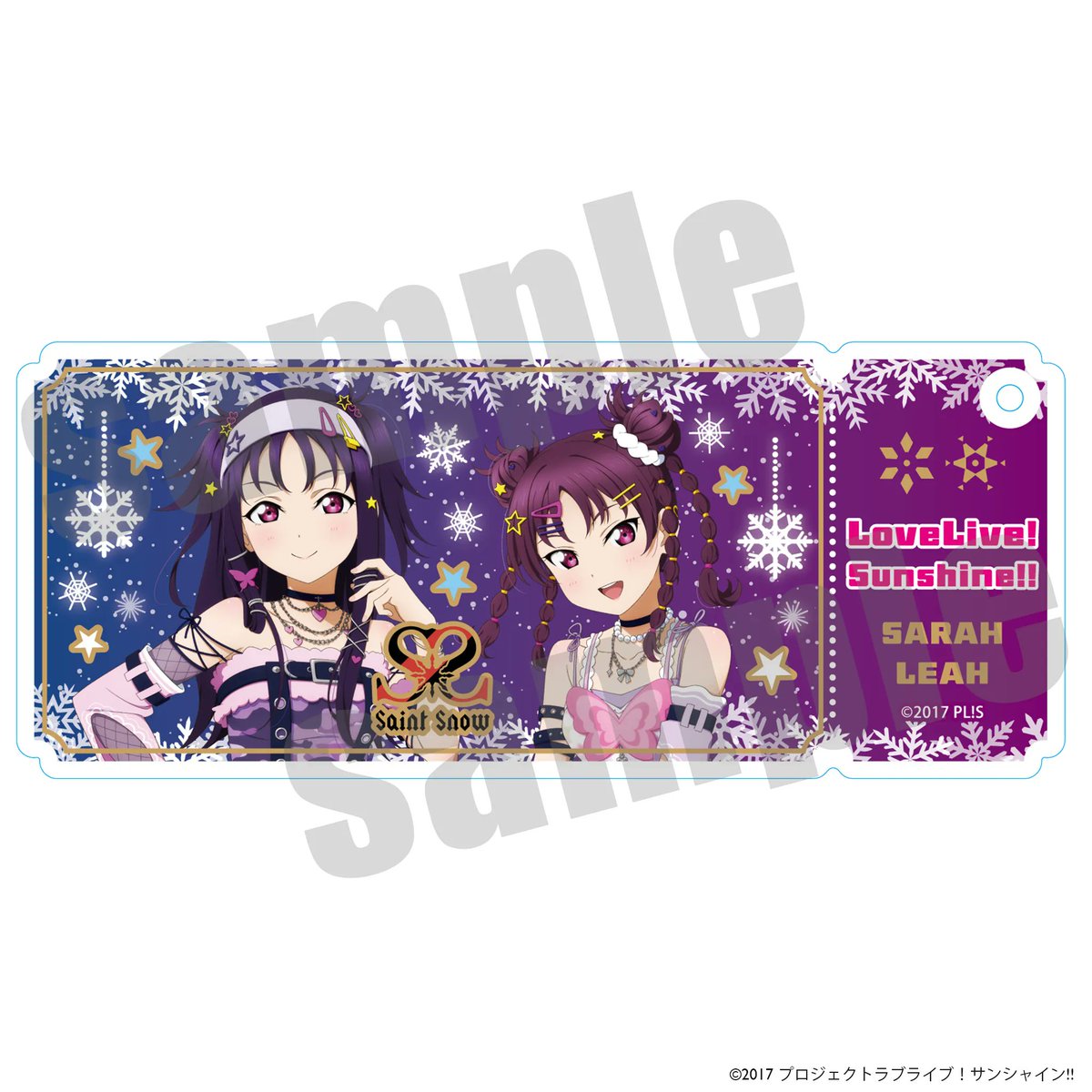 みなとみらい⚓】 箔押しアクリルキーホルダー Saint Snow 品切れ