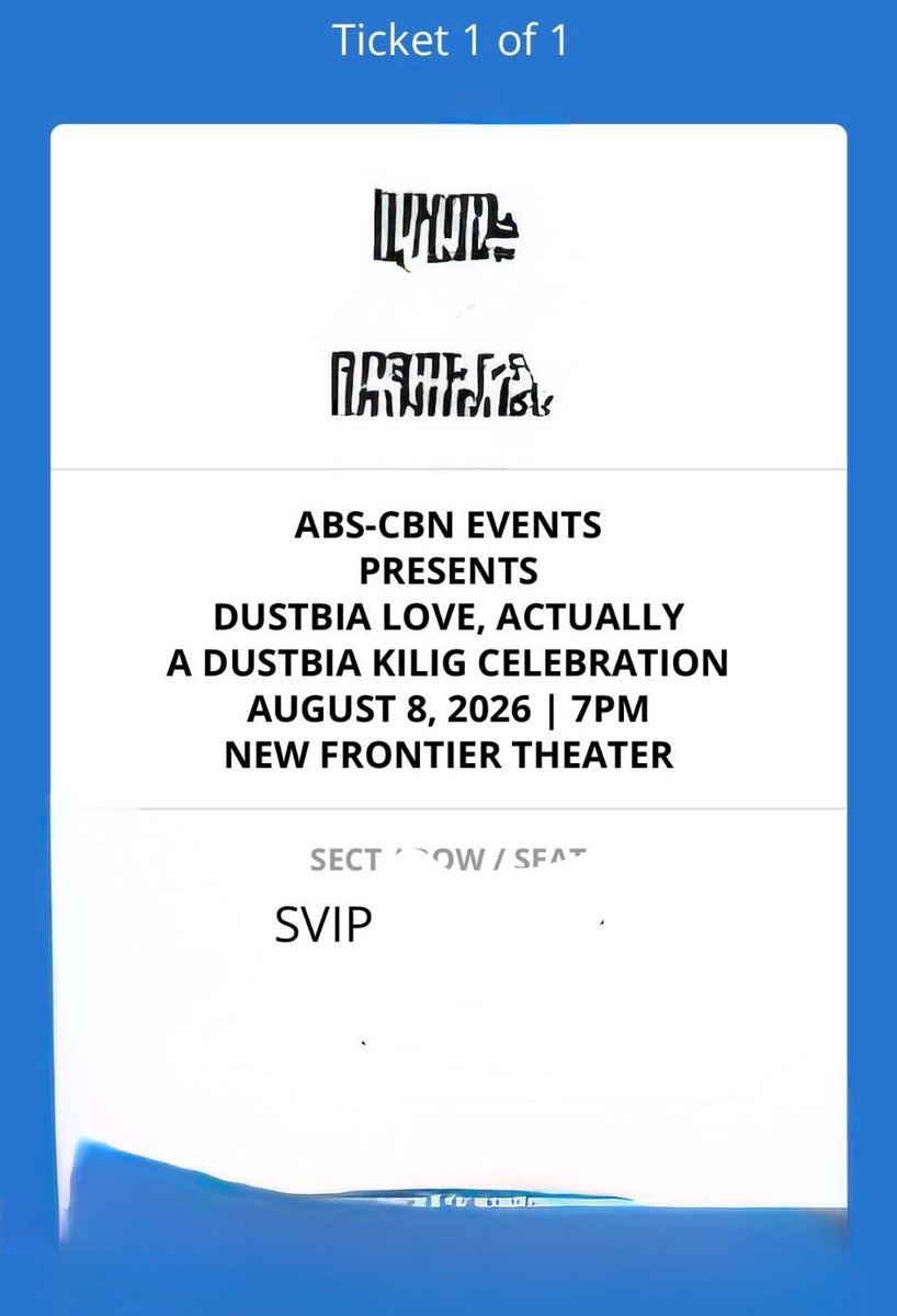 xxjrbc's tweet photo. silent fan here ☺️ see youu @biancadeveraa  @dustinyuu 

DUSBI TICKET SELLING
#DustBiaLoveActually https://t.co/cJRZPutctP