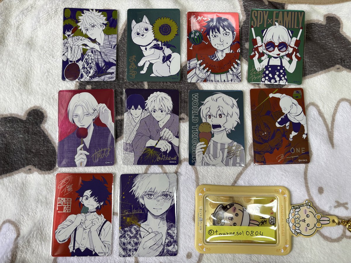 tournesol0804's tweet photo. 交換　ナツコミ　カード

譲　画像の物

求　ジョジョ
　　ダンダダン
　　しのびごと
　　各1

ジョジョ含み交換のみ。
群馬手渡し、または郵送。
よろしくお願いいたします。 https://t.co/dSO4qZjSzZ