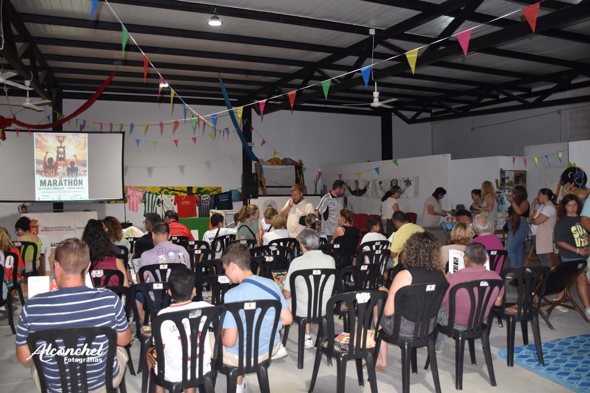 JAlconchel's tweet photo. Sorteo y Pregón del 46ªMarathón de Futbito 
Benalup-CasasViejas 2026 
A Cargo: CRISTOBAL NIETO PAVÓN 
#Benalup #BenalupCasasViejas #Deportes #EventosDeportivos #Fotografias #Ocio #CasasViejas 
#CulturalVerano2026 #Verano2026 #FutbolSala https://t.co/dtN63sR90R