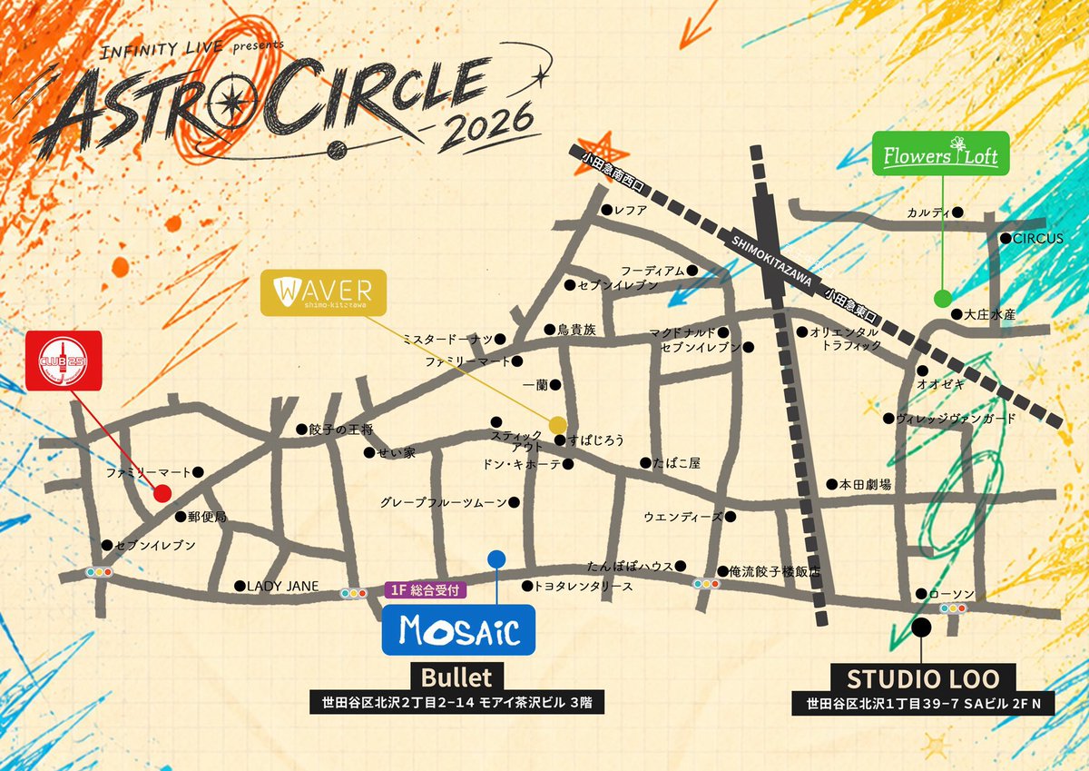 始発待ちアンダーグラウンド 特典会 15:10〜16:10 （STUDIO LOO A