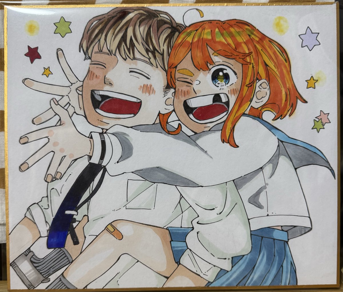 shimeji_pppanda's tweet photo. 夏のジャパコミに色紙置かせて頂きます！多分、秋葉魔王の隣に配置されると思いますのでよろしくお願いします。
#仮面アメリカ🇺🇸
#仮面テラ
#イラスト https://t.co/c5pjpLOzvF