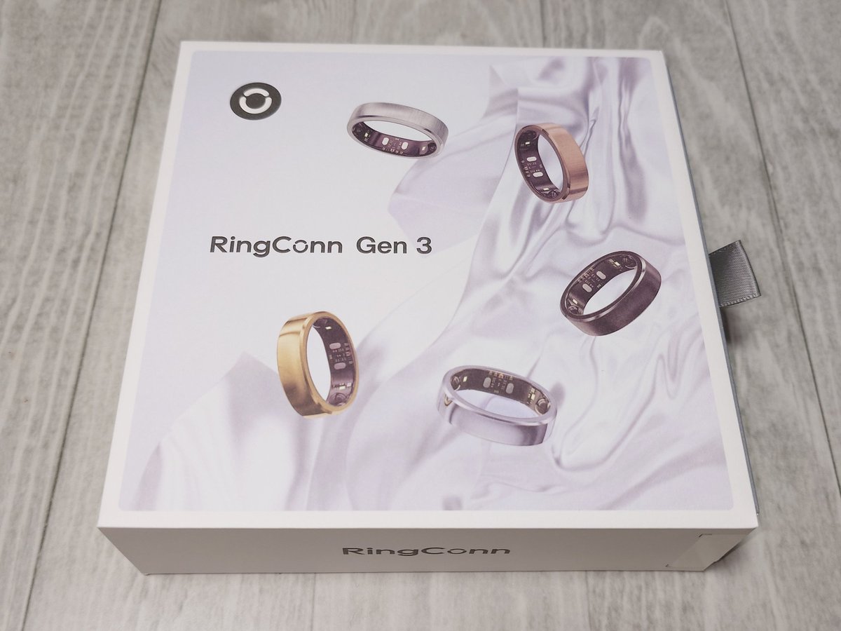 fumu26's tweet photo. 7月2日発売のRingConn Gen3が届きました！
装着してみたところ、指定したサイズのNo.10でピッタリです。
早速、RingConnアプリをダウンロードしてペアリングを実施。
新機能「血管ヘルス傾向」のため、血圧計の数値を入力して校正を行いました。
これから測定を開始します。
#RingConnGen3 #リンコン https://t.co/0p2TLz13IR