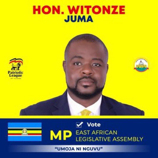 ProudUgandans's tweet photo. Vote @HonWitonze for EALA. 
Tested and Trusted. https://t.co/lP3DMuuHB6