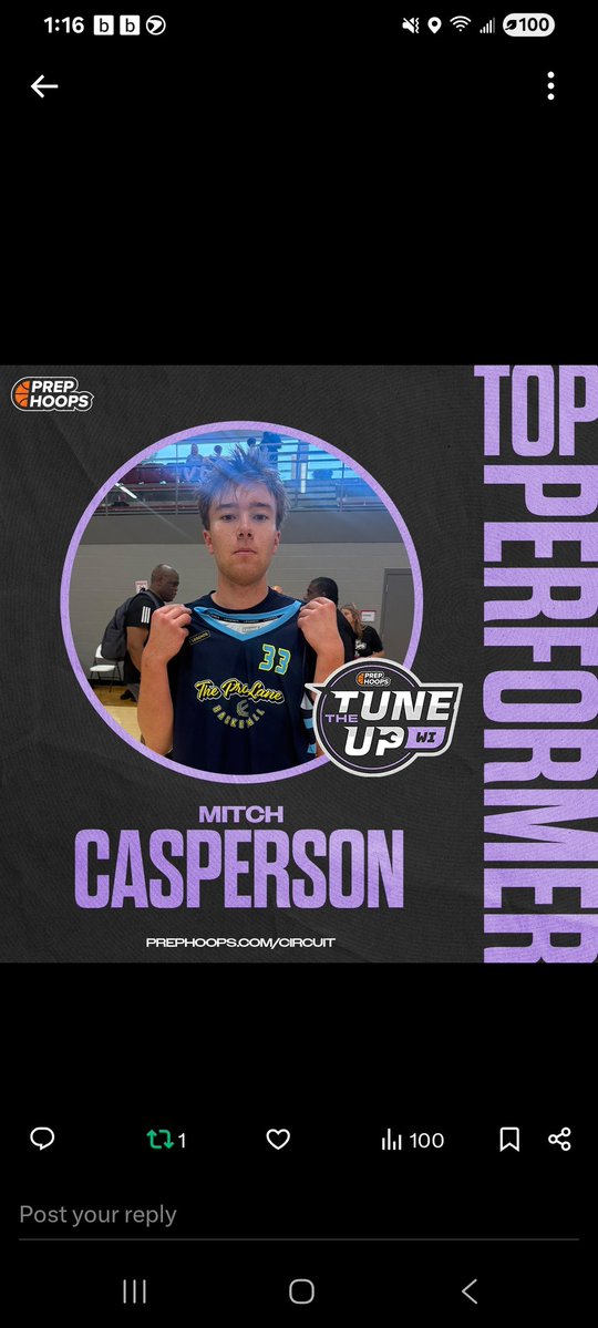 ProLaneBC's tweet photo. Solid weekend for Pro Lane 17U, congrats to some of this weekends athletes for being noticed as top performers.
@MasonKwas2324
@theericdusick
@mc_hoops27
@PrepHoops_WI
#PHTuneUpWI https://t.co/735VV6ga8a