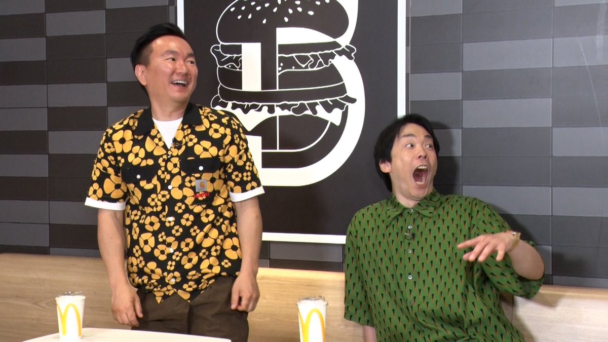 MBS_shirankedo's tweet photo. きょう放送です🍔
麒麟川島さん＆ダイアン津田さんと
マクドナルド王決定戦🍔🍟
#かまいたちの知らんけど
#かまいたち https://t.co/W5aD4BmhzD