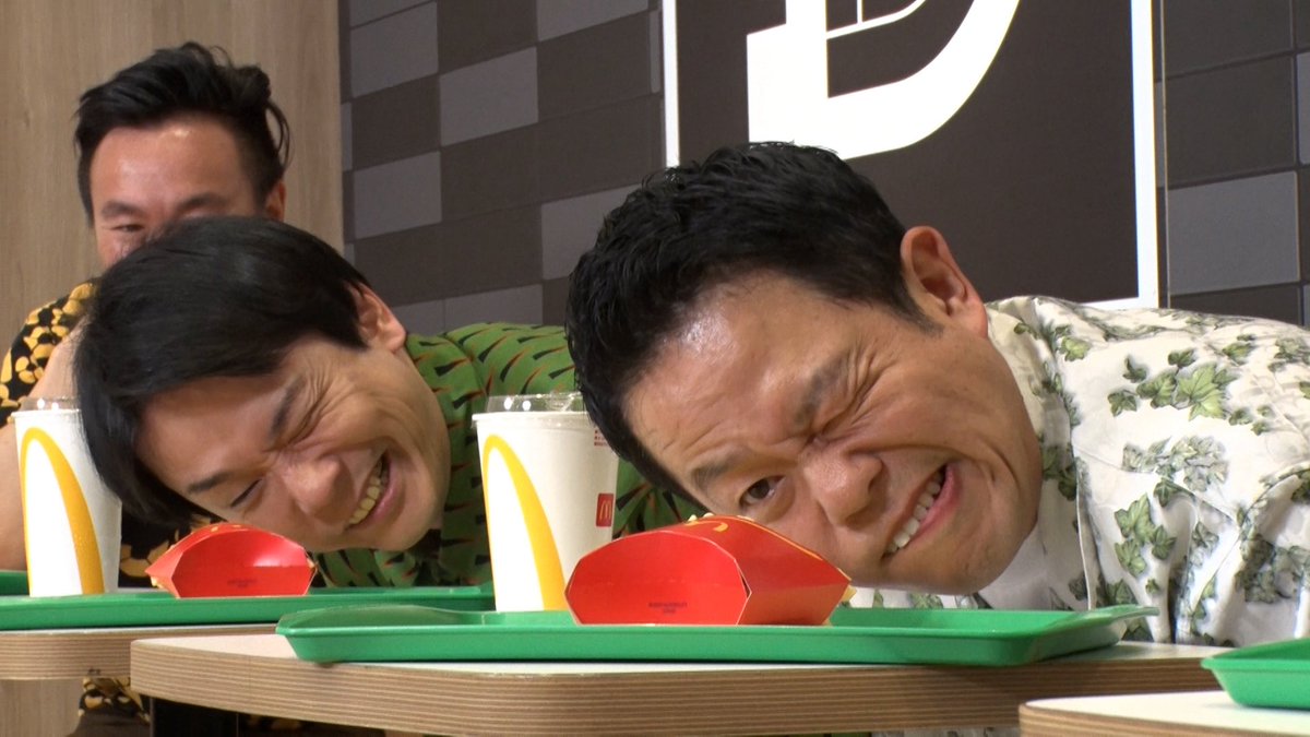 MBS_shirankedo's tweet photo. きょう放送です🍔
麒麟川島さん＆ダイアン津田さんと
マクドナルド王決定戦🍔🍟
#かまいたちの知らんけど
#かまいたち https://t.co/W5aD4BmhzD