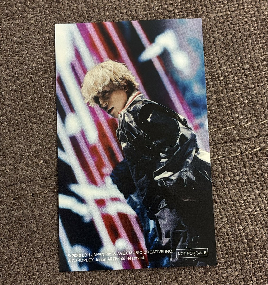 tsmhrs's tweet photo. GENERATIONS 6IX SENSE 入場者特典 特製ビジュアルステッカー

譲： 白濱亜嵐

求： 佐野玲於

郵送での交換可能です📮
よろしくお願い致します🙇‍♀️ https://t.co/agukykpqMq