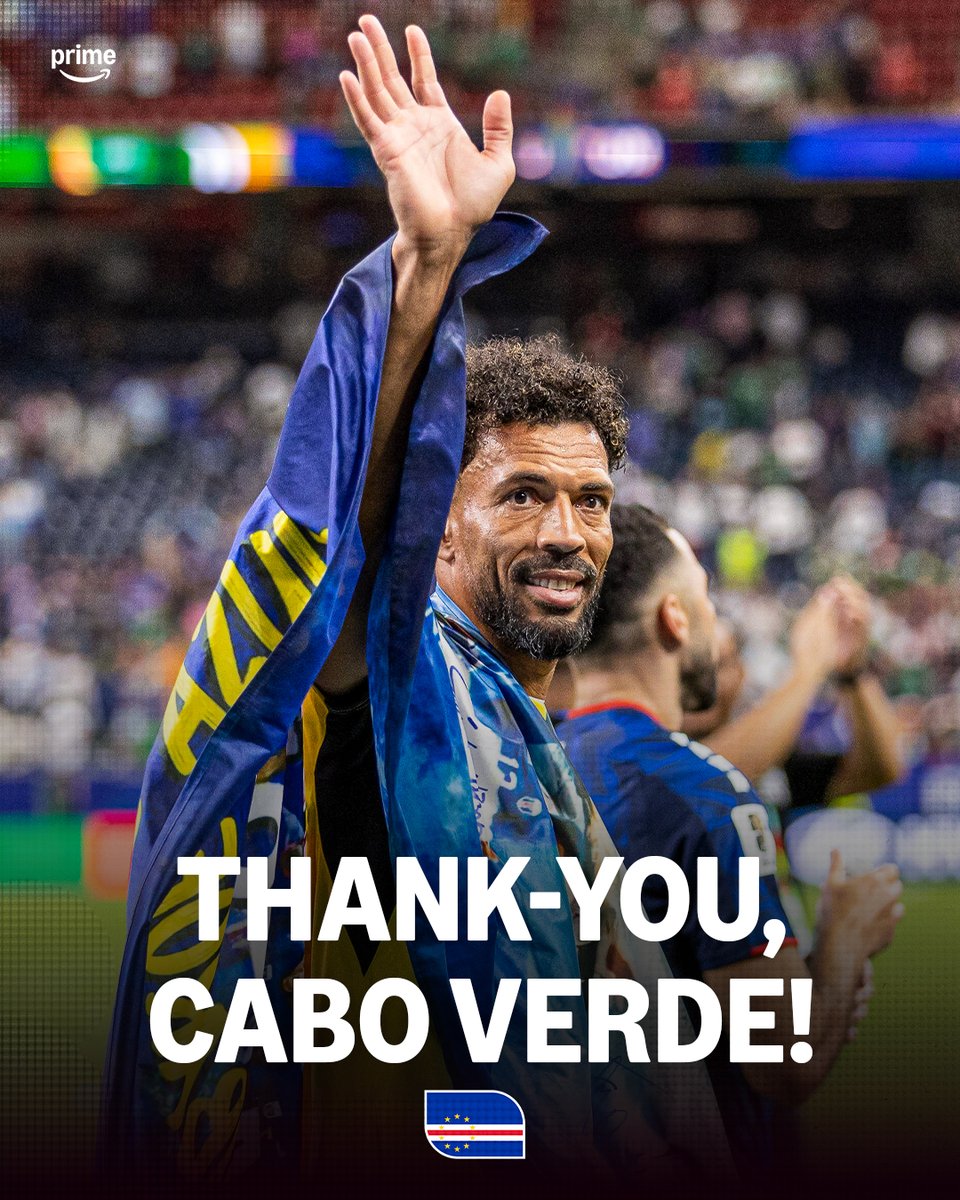 primevideosport's tweet photo. From true underdogs to history-makers, thank-you Cabo Verde 🇨🇻❤️

THE story of this World Cup so far 🌍 https://t.co/taXoKKH9G8