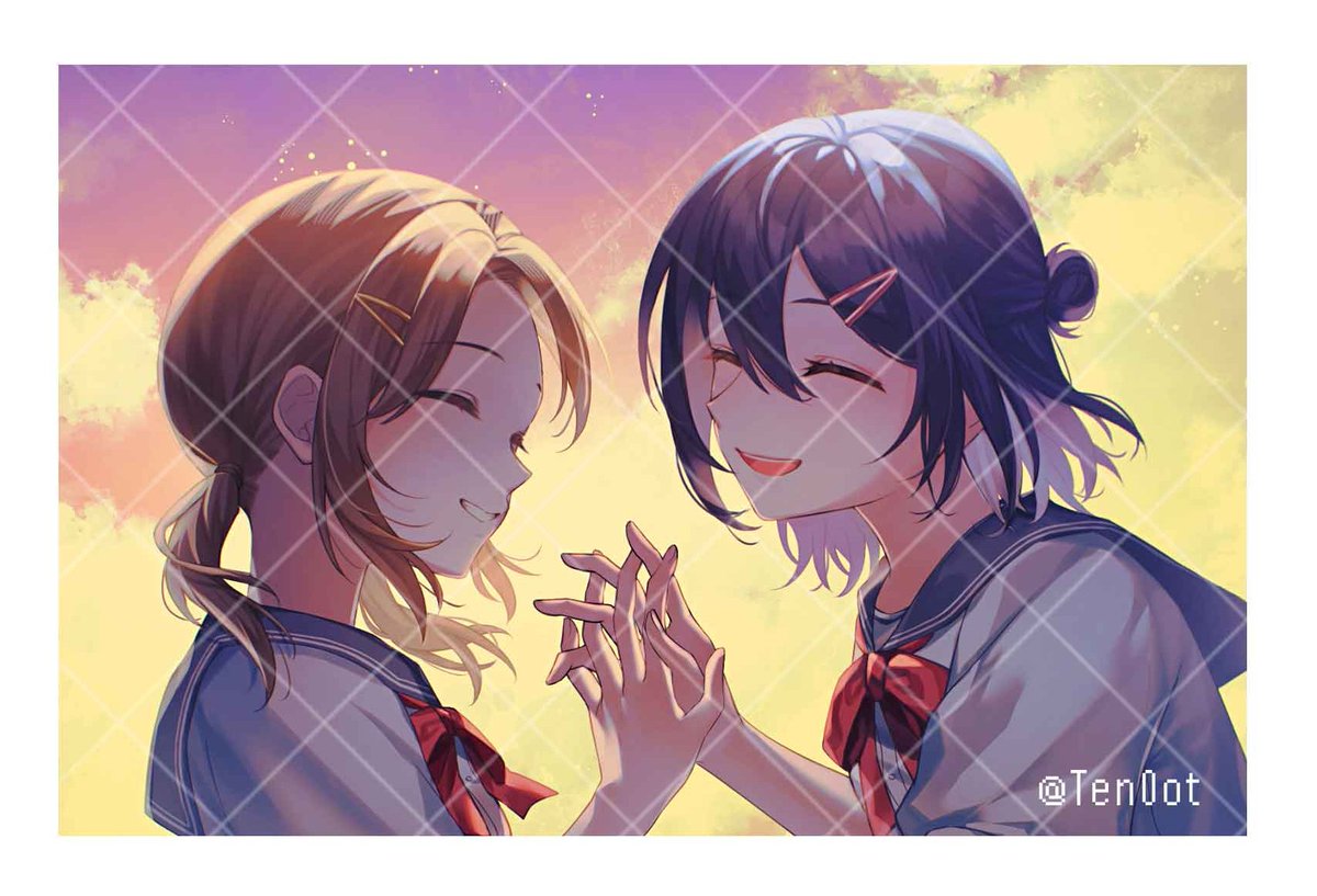 Ten0ot's tweet photo. イラスト担当させていただきました！！
これからの夏に相応しい爽やかなMVとなっていますので是非ご覧くださいませ🎐✨
#VocaDuo2026 #ボカデュオ2026 https://t.co/oMXzxACl92