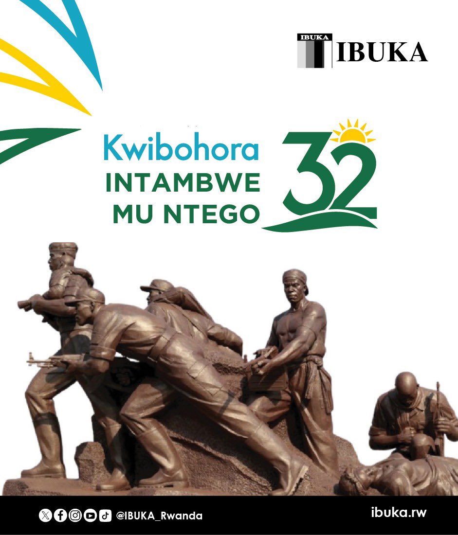 Ibuka_Rwanda's tweet photo. Today, we celebrate Liberation Day by honoring the courage, sacrifice, and unity that brought freedom to Rwanda. We pay tribute to all those who contributed to this historic journey, and we express our profound gratitude to the RPF-Inkotanyi, whose efforts stopped the 1994 Genocide against the Tutsi and liberated our country, paving the way for a nation built on peace, unity, and hope.

As we commemorate this day, we reaffirm our commitment to preserving the truth of our history, safeguarding the achievements of liberation, and building a brighter future for all Rwandans.

Happy Liberation Day! 🇷🇼

#Kwibohora32 #LiberationDay #IkotanyiMwarakoze