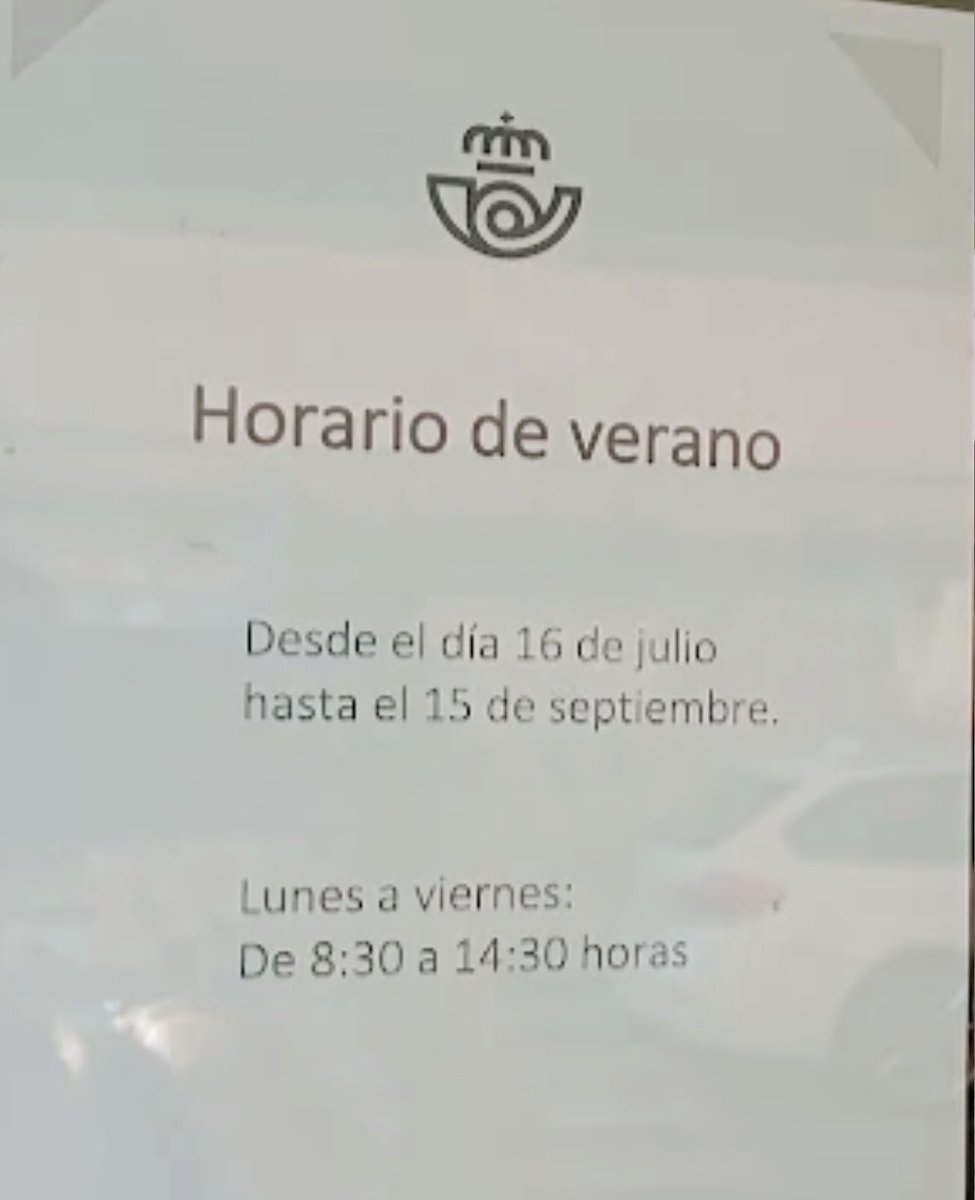 CAMI0NER0__ESP's tweet photo. A @Correos no le gusta trabajar los sábados, ya trabajamos los demás, gandules... https://t.co/ELjhx47Mub