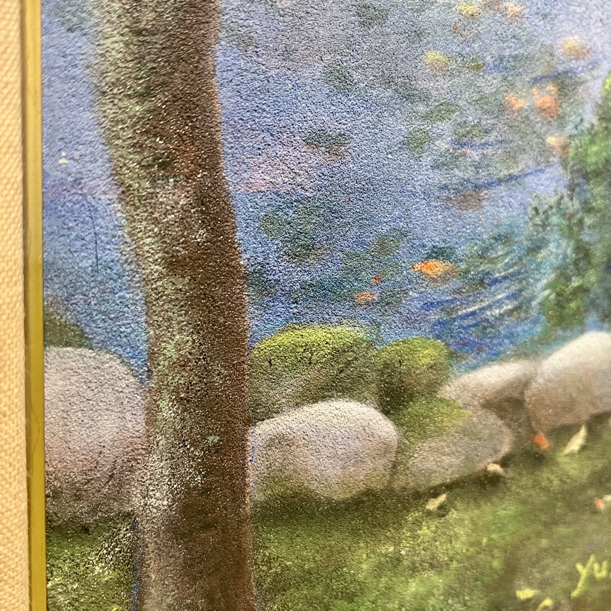 go_tone's tweet photo. 絵の中は治外法権。
実はご近所さんの「池田美術教室」に通う社会人の方たちのグループ展が開催中。
世の中、シェアだ共有だと他者の情報はどんどん入ってくるけれど、自分自身を���ることは未だに己に委ねられている。「絵を描く」というのは自分と向き合うには良い手段なんだな🎨
7/5(日)まで！ https://t.co/IlThNnxHpo