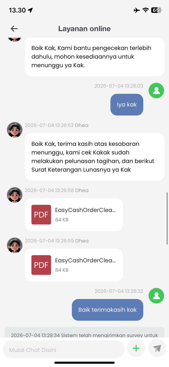 Sel5doi's tweet photo. Udah minta SKL ke EasyCash https://t.co/zqwrxsyyIz
