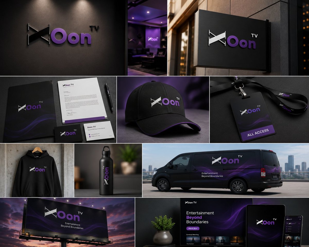 Tazzianstudio's tweet photo. Fresh perspective. Premium presence.XOon TV 💚✨

#XoonTV #BrandIdentity #LogoDesign #Branding #MinimalDesign #VisualIdentity #GraphicDesign #CreativeDesign #LogoMockup #DesignCommunity https://t.co/M5Jyiinjbj
